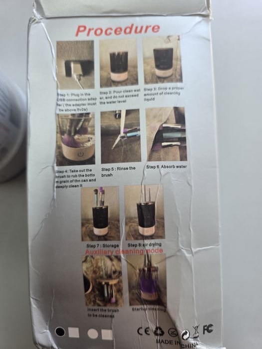 Limpador de pincéis automático