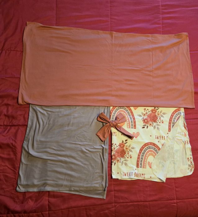 Swaddle - Conjunto de 3 Swaddles para envolver o bebé