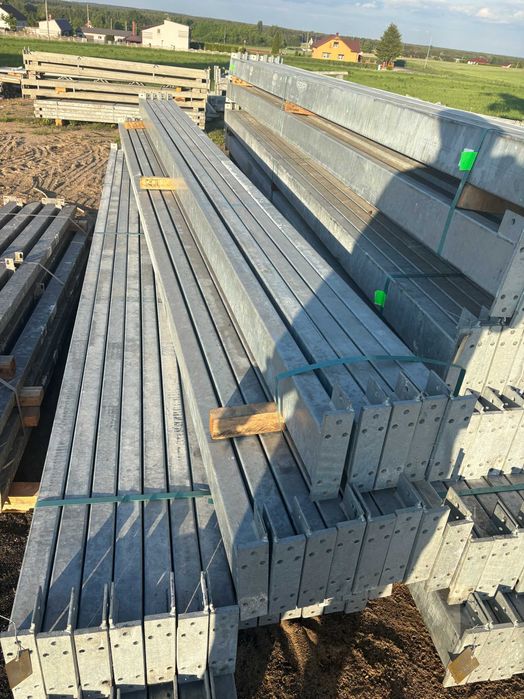 Profil ocynkowany 140x60x3 4.90m Nowy podciąg belka wiata Hala słupy