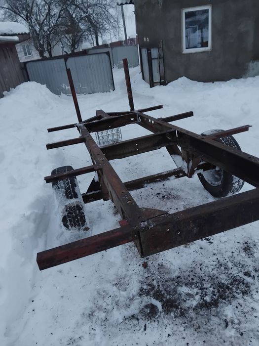 Рама на одноосний прицеп 165х280