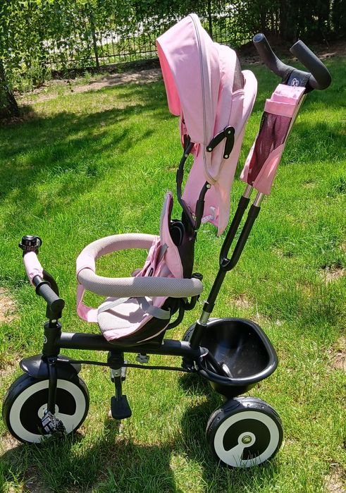 Rowerek 3 kołowy marki Kinderkraft różowy