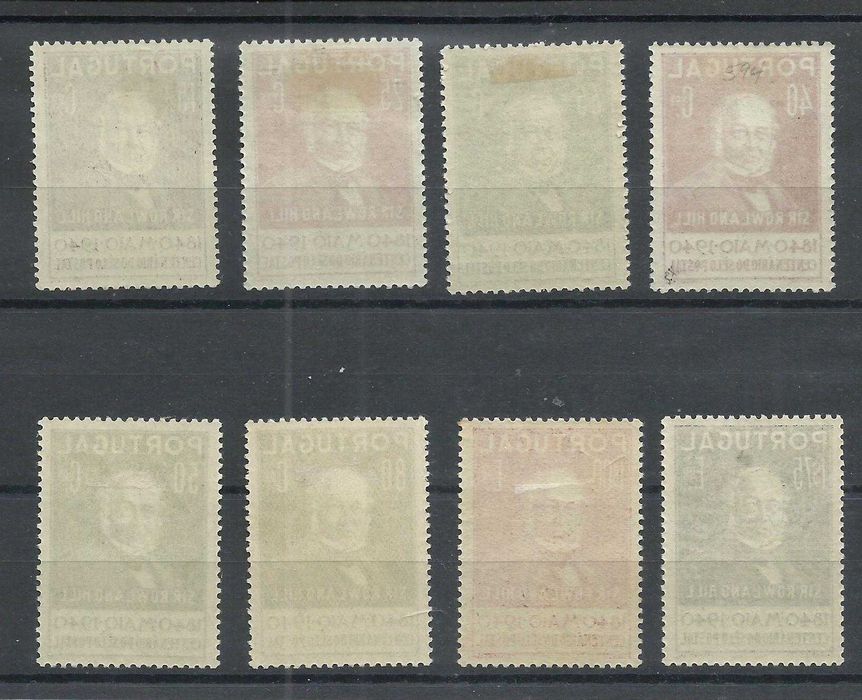 Selos portugueses – série completa 1º Centenário do Selo Postal, 1940