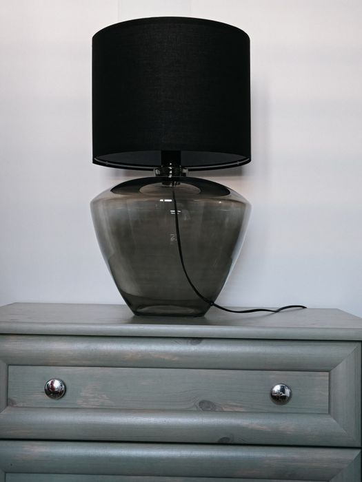 Lampa stołowa/nocna grafit