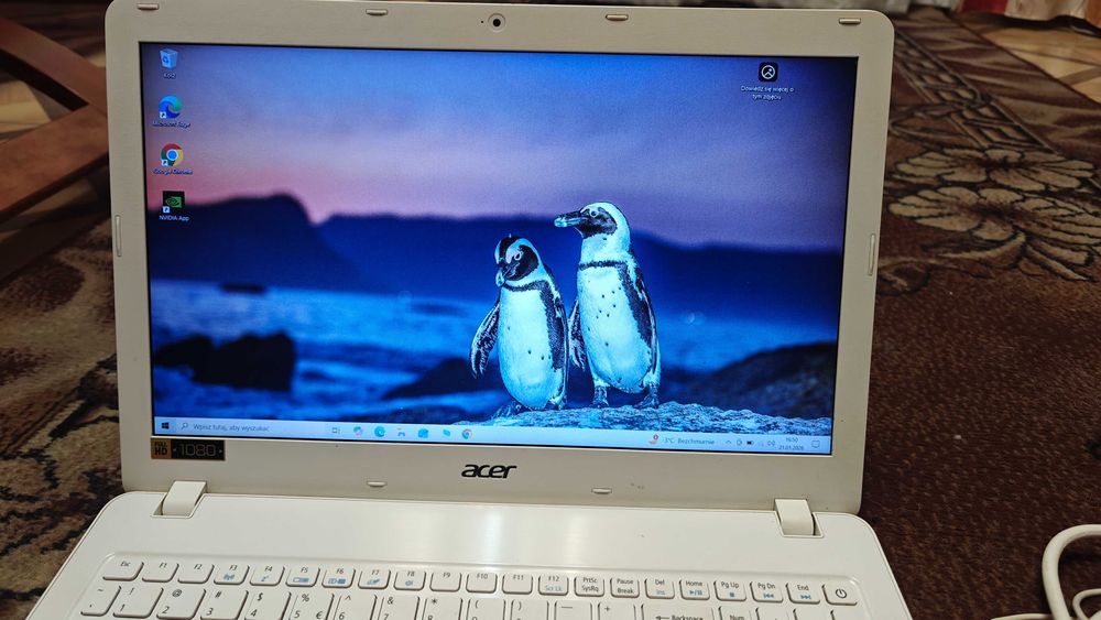 Laptop Acer i5 7th/8GB DDR4/Nvidia 940MX/SSD+HDD/ Biały