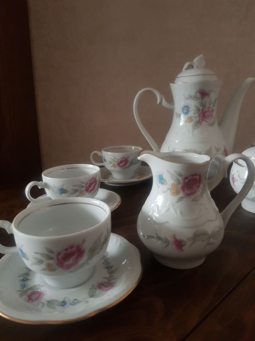 Кофейный фарфоровый сервиз .пр.GDR..