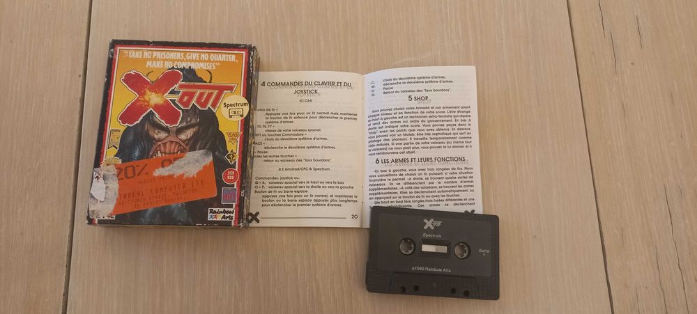 oryginalna gra X-Out na ZX Spectrum