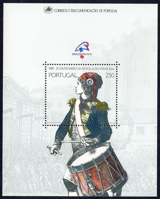 Selos Portugal 1989 - Bloco Novo MNH Nº106