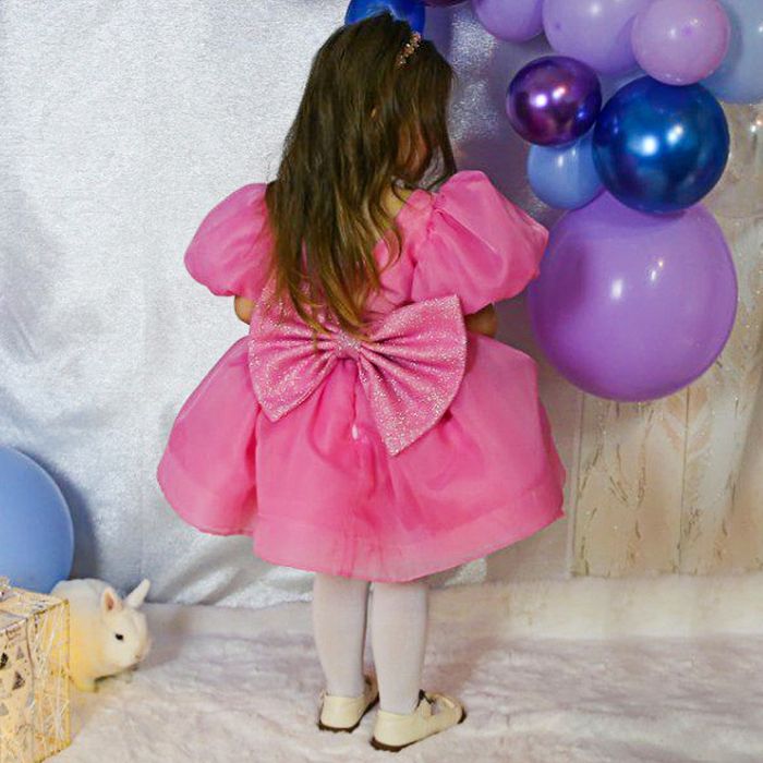 Рожева сукня для дівчинки 110-116