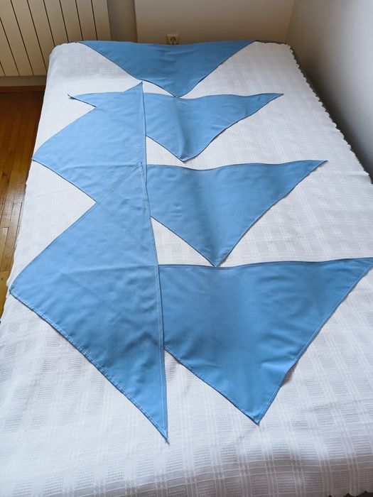 Chusty harcerskie 6 sztuk, komplet