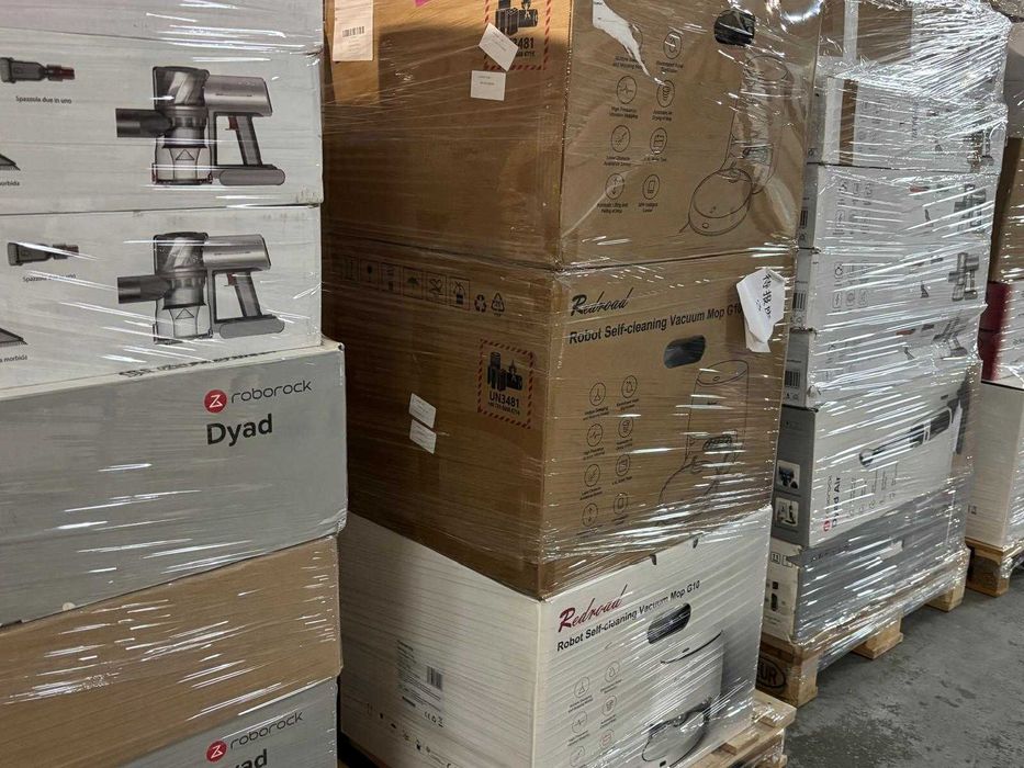 Palety Mix Odkurzacze Pionowe Roboty Sprzątające Klasa AB Amazon