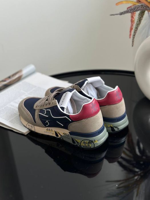 Кросівки Premiata Mick Blue/Beige premium
