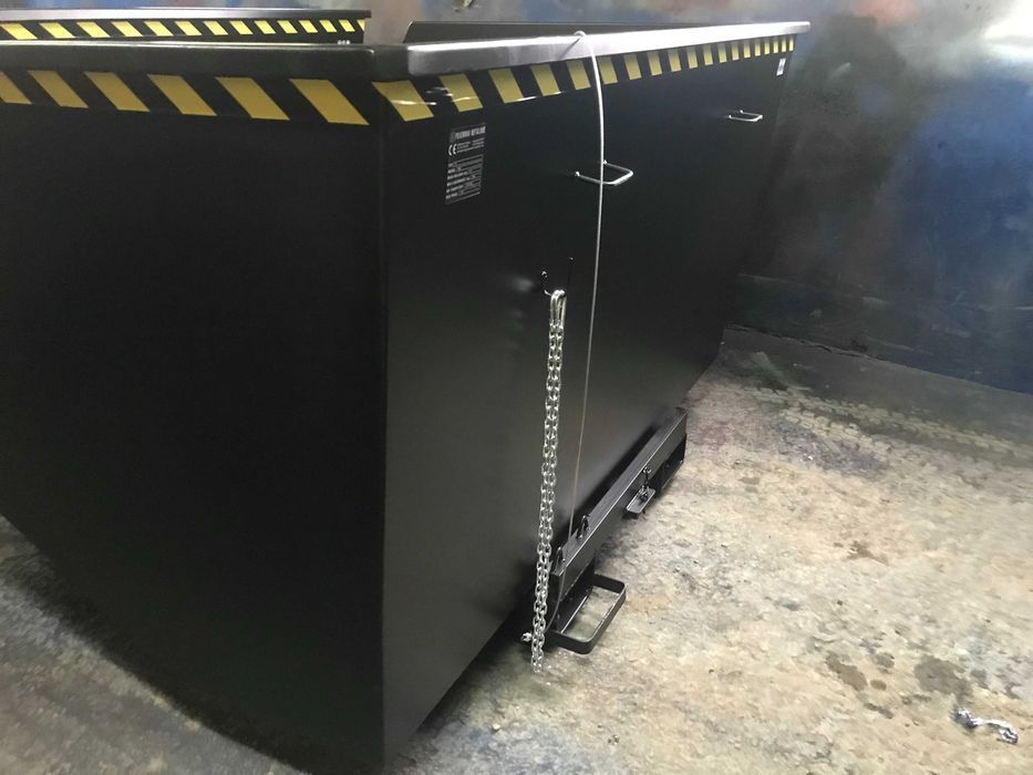 NOWA WERSJA Koleba Samowyładowcza TK 4000L Do wózka Widłowego KONTENER