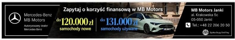 MB Motors Janki Samochody Osobowe top banner