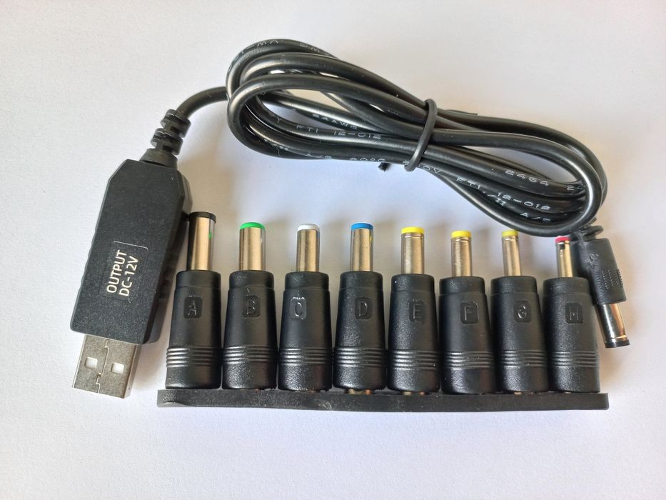 Кабель до роутера з перетворювачем на 12В або 9В