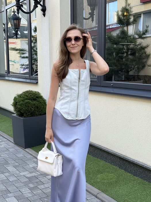 Джинсовий корсет