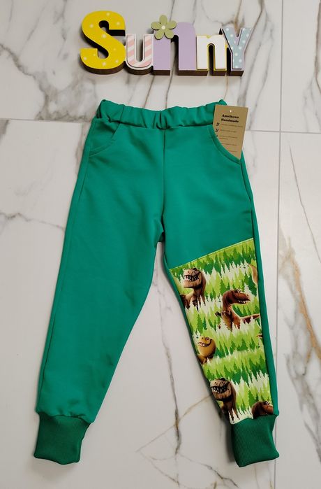 Wygodne spodnie dresowe z dzianiny bawełnianej