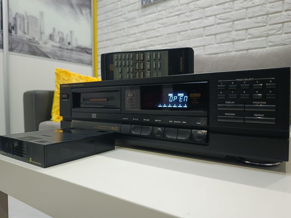 GoldStar FH-C10, zmieniarka CD, odtwarzacz CD, pilot. 100% ORGINAŁ.