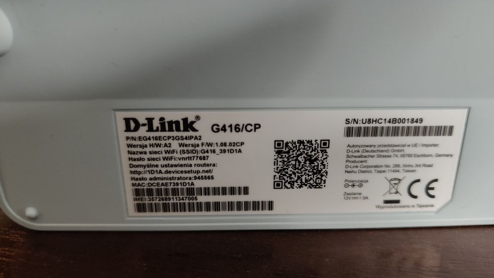 Router D-Link z Plusa