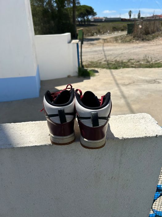 air jordan 1 vermelho e branco