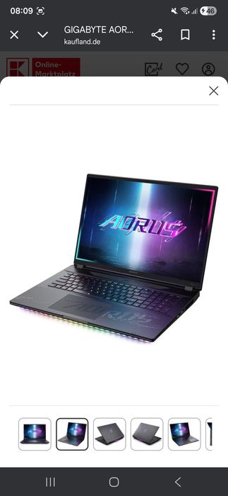 Laptop Gamingowy AORUS 18 Nowy!!!