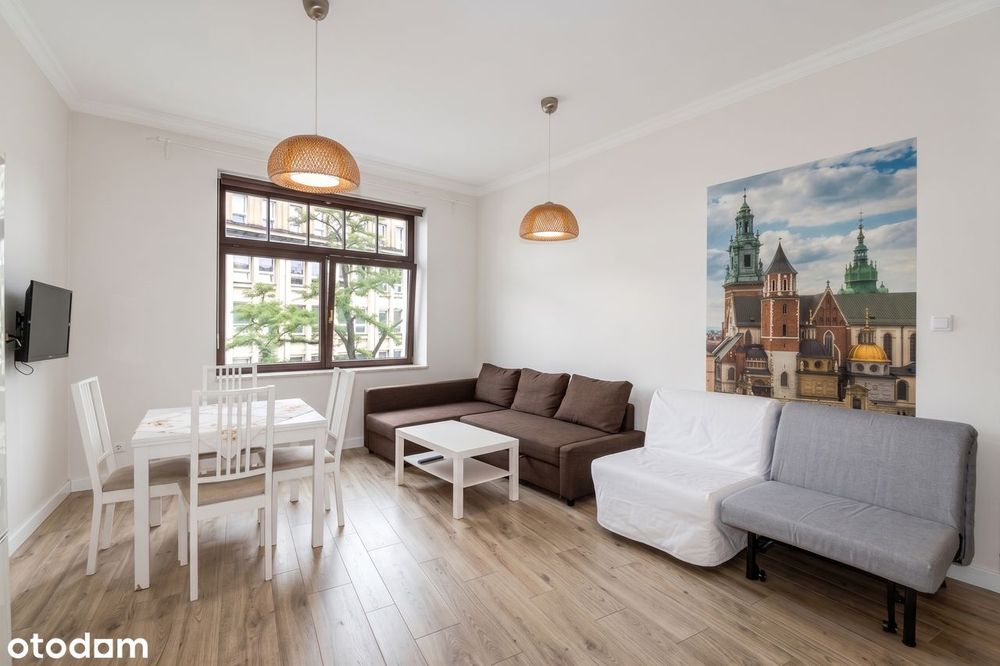 2 pokoje | 46 m² | Wyposażone | Do zamieszkania | Rondo Mogilskie