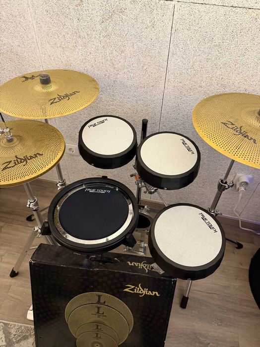Tama True Touch Training Kit 5-pcs + Zildjian L80 Low Volume 468 Box Set