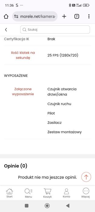 Kamera wewnętrzna GoCleaver delta eye