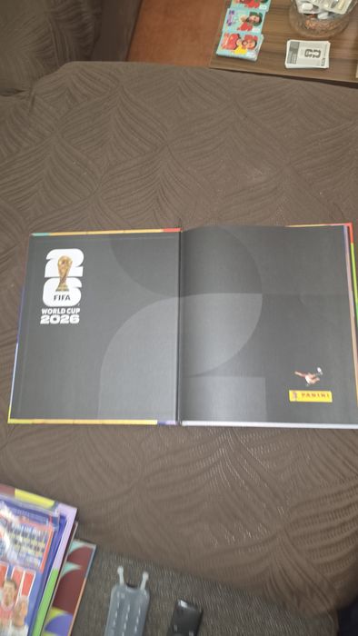 Album do mundial 2026 capa dura dourada