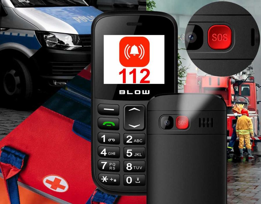 Telefon Komórkowy SENIORA Głośny Duża Klawiatur DualLSim SOS n PREZENT