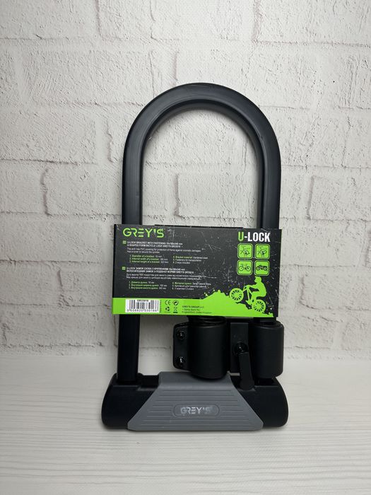 Вело замок скоба Greys GR33016 U-lock с креплением