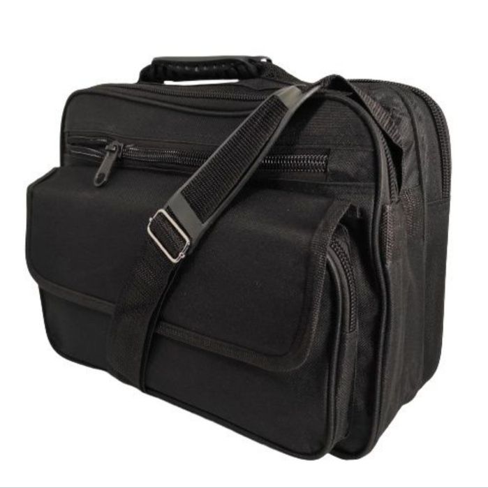 Torba do pracy męska czarna na laptop turystyczna model 507