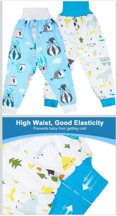 Spodnie treningowe pieluszkowe  dla dzieci dwie sztuki roz.M