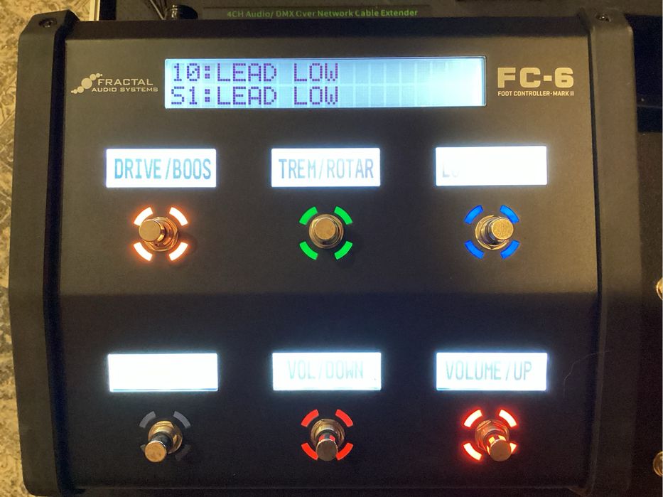 Fractal FC 6 midi footcontroller
