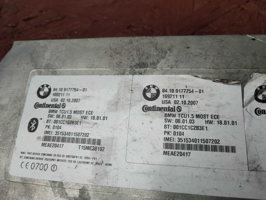 BMW E90  F10 /E84 ORYGINALNY MODUŁ Sterownik Bluetooth / sterujący OEM