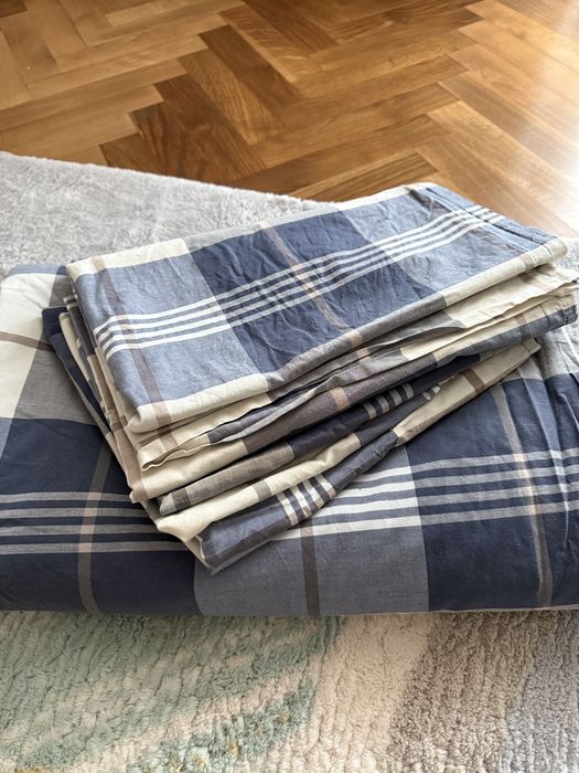 Posciel ikea podwojna 200x200 plus poszewki na poduszki duze i jaski