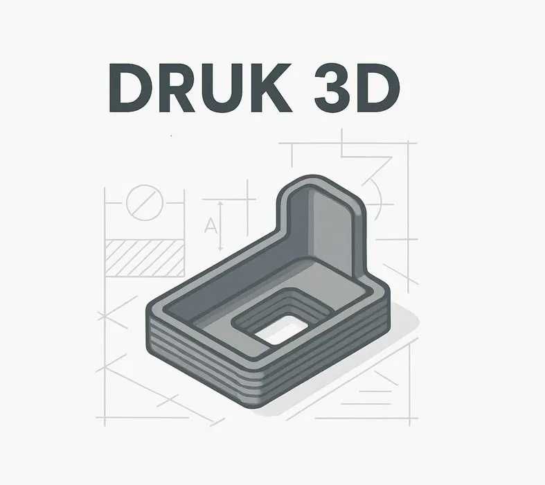 Druk 3D na zamówienie – części, prototypy, projekty, duże pole robocze 800x800x800
