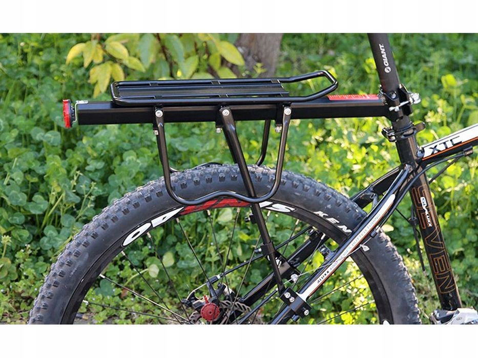 Bagażnik rowerowy sztycy wsporniki obejmy 25kg regulowany 24-29"