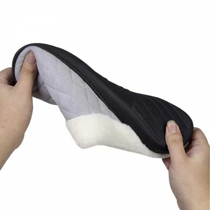 Теплые тапочки с эффектом памяти унисекс серые и розовые р.40-41,27см.