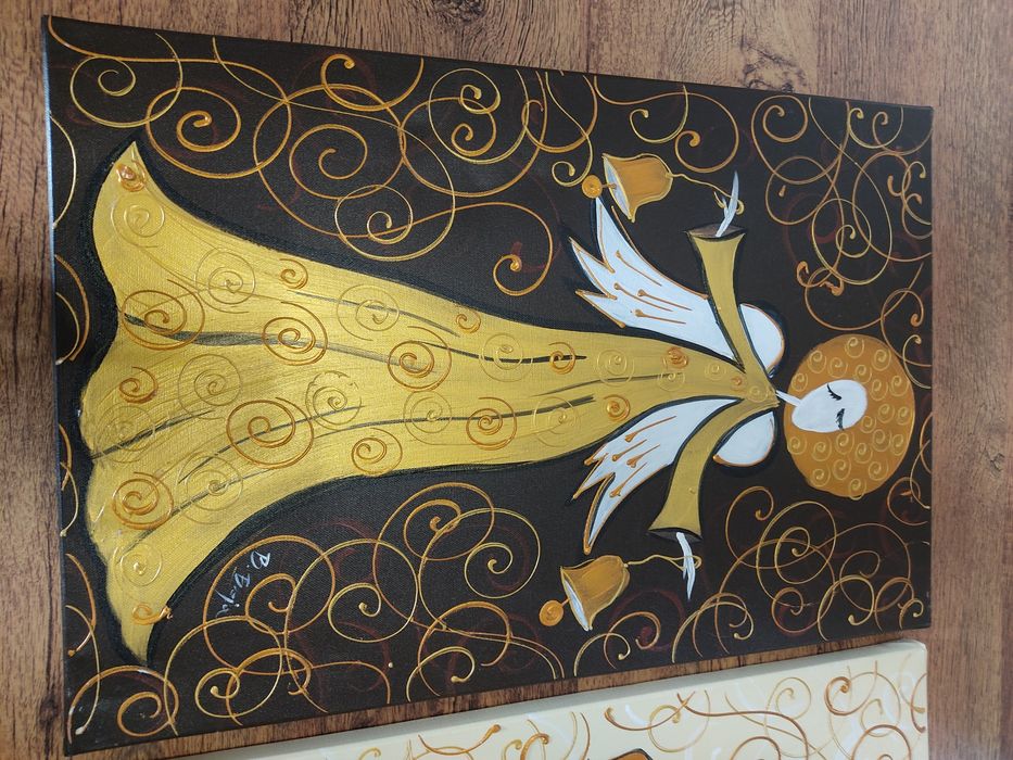 "Beskidzkie Anioły"-piękne obrazy olejne na płótnie!