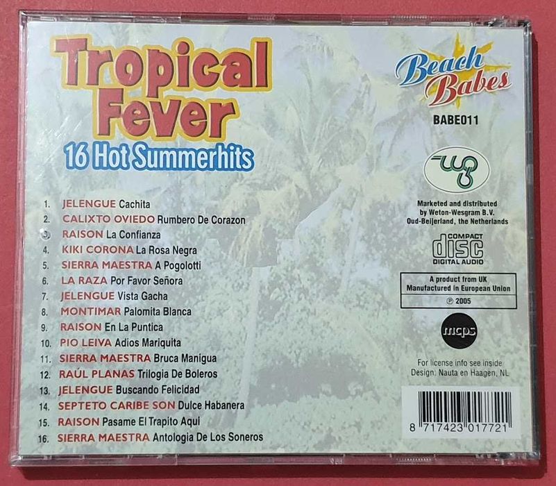 CD - Tropical Fever - 16 Hot Summerhits