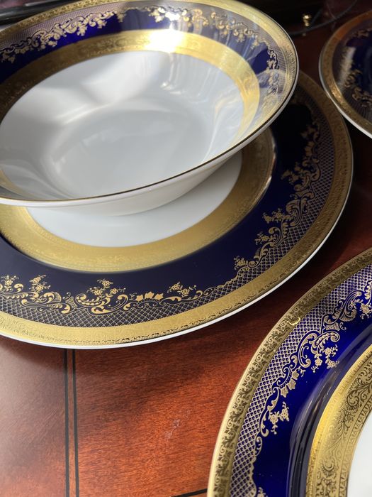 Столовый сервиз Zepter Роял Голд Кобальт на 6 персон