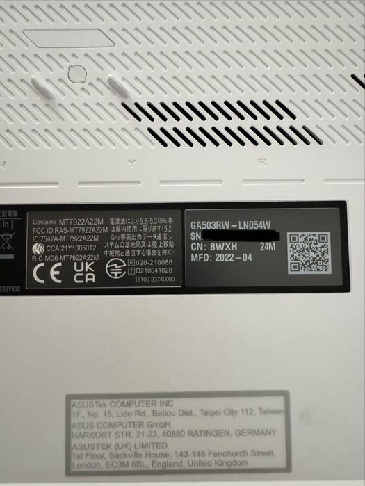 Asus ROG Zephyrus G15 | RTX 3070 Ti | 32GB Ram | Gaming - Como novo