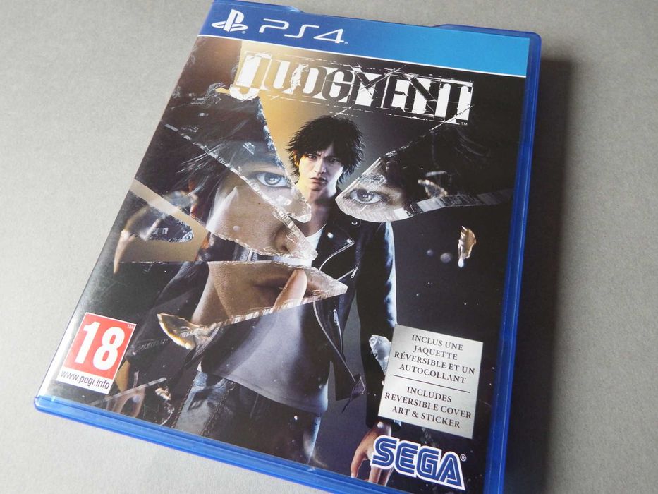PS4 + PS5 JUDGMENT ! klasyk Japan ! śledztwo zagadka stan IDEALNY