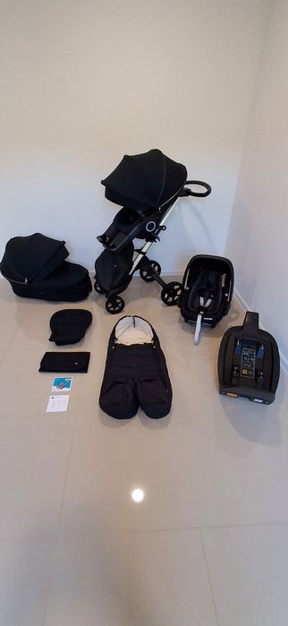 Ekskluzywny wózek Stokke Xplory V6 Gold zestaw 4w1