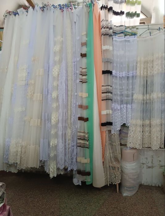 Продам тюлі, штори, арки