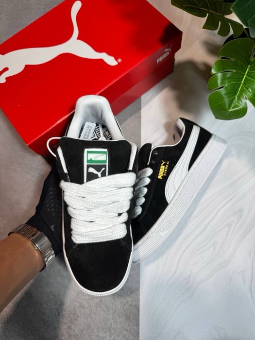 Puma Suede Xl Black White