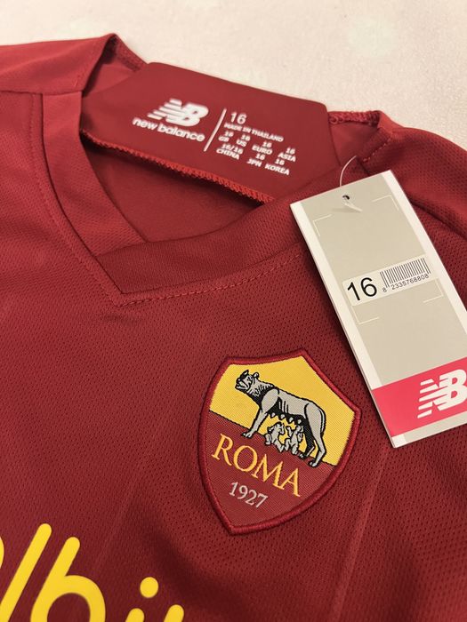 Футбольный костюм New Balance AS Roma (размер 16, ~5 лет)