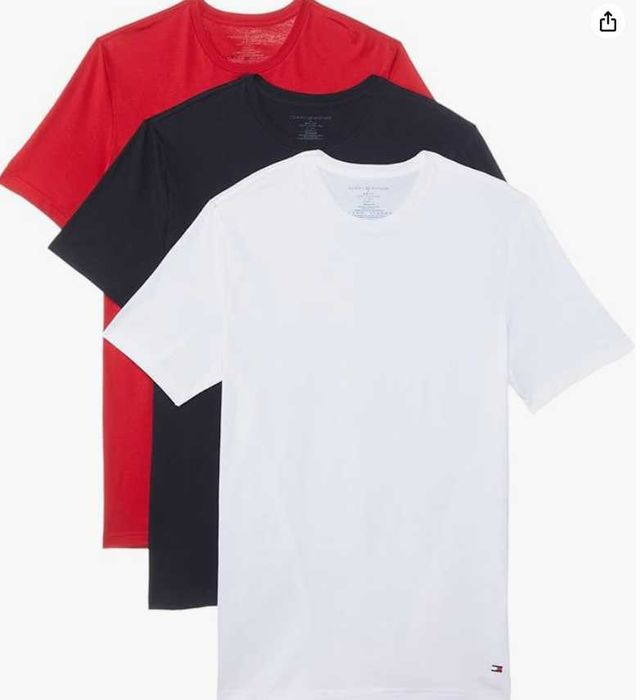 Набір із 3 чоловічих базових футболок Tommy Hilfiger, оригінал розмір XL