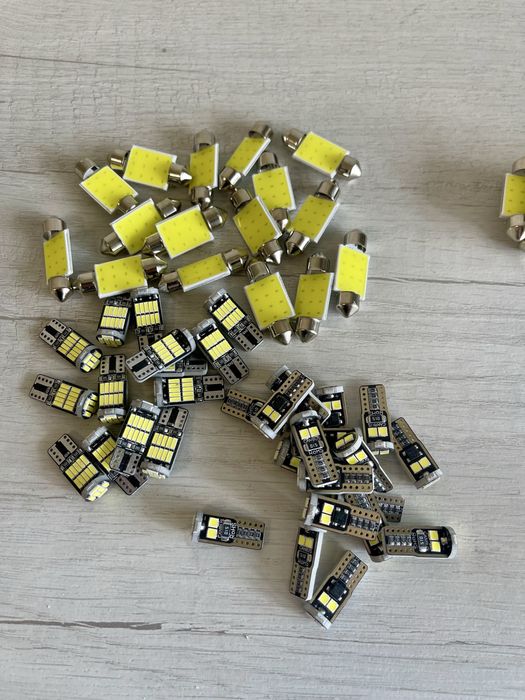 ХІТ ПРОДАЖ!! Led лампи H1 H4 H7 HB3 HB4 D1S D2S D3S D4S мінілінзи F90