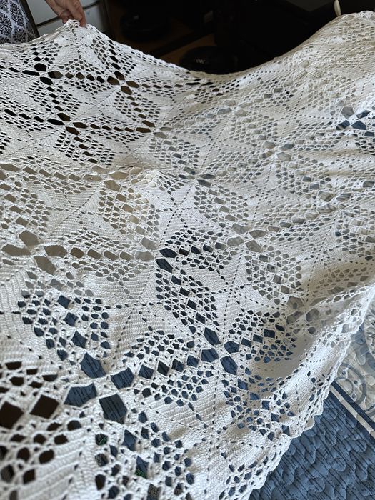 Conjunto de toalhas de mesa e colcha em linho